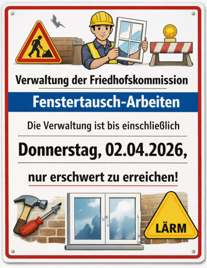 Sanierungsarbeiten Verwaltung