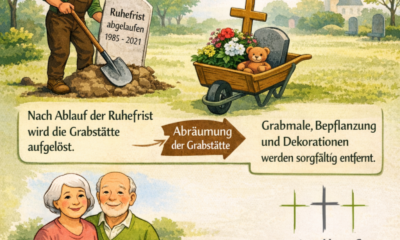 Einebnung von Reihengrabstätten